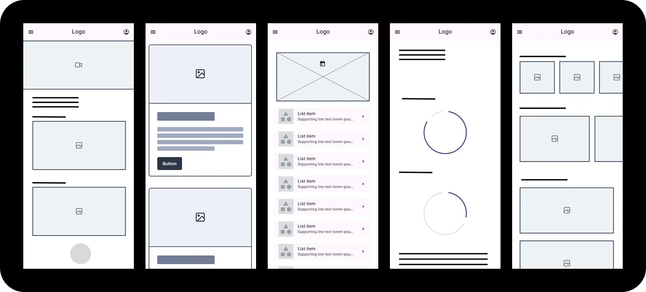 Mock Screens